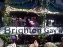 a part of the Brighton gay men chorus float
