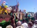 the Lion King float approaching