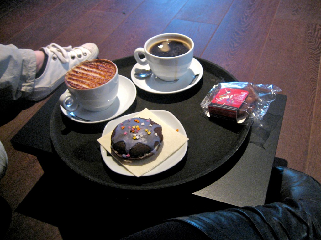 naked on the floor naked on the floor - okay not really, we're just having coffee at naked on the floor